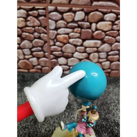 1987 Ron Lee Clown Hanging From Turquoise Balloon ~ "UP, UP & AWAY" - Picture 8 of 11